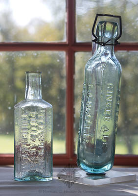 Two Bangor, Maine Bottles, AAM pg. 256 and unlisted