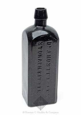 "Dr J. Hostetter's / Stomach Bitters" Bottle, R/H #H-194