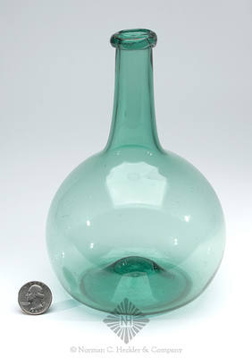 Freeblown Globular Bottle, Similar in form and construction to MW color plate III, bottom left