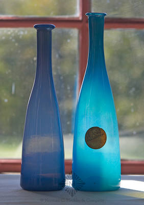 Two Cologne Bottles, Similar in form and construction to JK #189