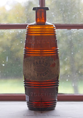 "Hall's / Bitters" Figural Bottle, R/H #H-10