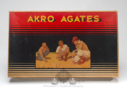 Unused Box Of "Akro Agates" Marbles