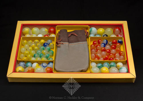 Unused Box Of "Akro Agates" Marbles