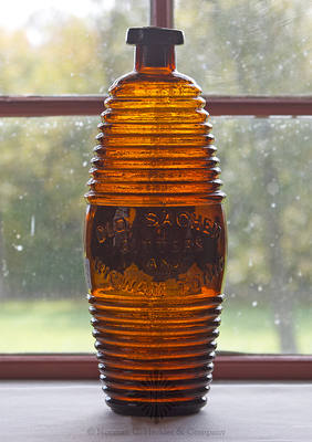 "Old Sachem / Bitters / And / Wigwam Tonic" Figural Bitters Bottle, R/H #O-46