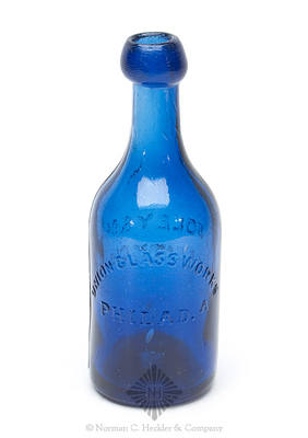 "Boley & Co / Sac City Cal" - "Union Glass Works / Philad.a" Soda Water Bottle