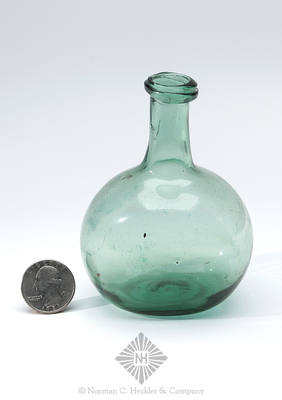 Freeblown Chestnut Type Bottle, Similar in form and construction to AG plate 300, #3