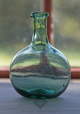 Freeblown Chestnut Type Bottle, Similar in form and construction to AG plate 300, #3