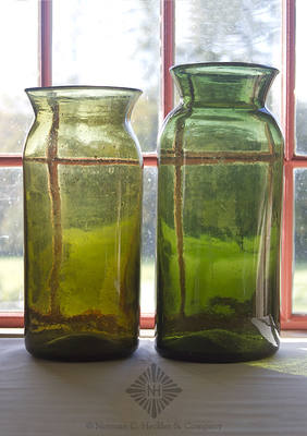 Two Freeblown Wide Mouth Storage Jars, Similar in form and construction to AG plate 291, #2