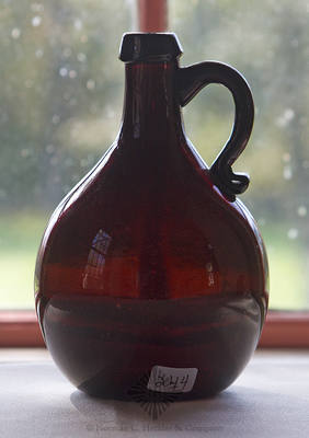 Freeblown Handled Whiskey Jug, Similar in form and construction to MW plate 48, #2