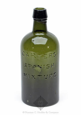 "Carters / Spanish / Mixture" Medicine Bottle, AAM pg. 91