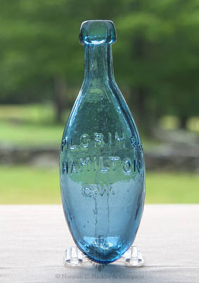 "Pilgrim & Co / Hamilton / C.W." Soda Water Bottle