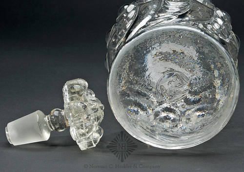 Blown Three Mold Decanter, GV-17, stopper similar to Type 27