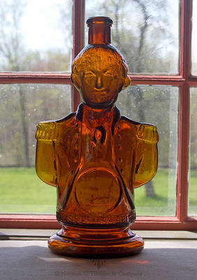 "Simon's Centennial Bitters" Figural Bottle, R/H #S-110