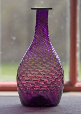 Pattern Molded Cologne Bottle, Similar in form and construction to PG plate 159, center