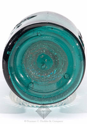 "J. & J.W. Harvey / Norwich / Conn." - "H" Soda Water Bottle, WB pg. 63 and 64