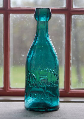 "J. & J.W. Harvey / Norwich / Conn." - "H" Soda Water Bottle, WB pg. 63 and 64