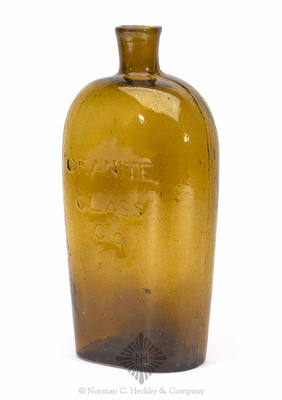 "Granite / Glass / C.o" - "Stoddard / N H" Lettered Flask, GXV-6