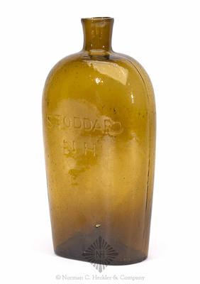 "Granite / Glass / C.o" - "Stoddard / N H" Lettered Flask, GXV-6