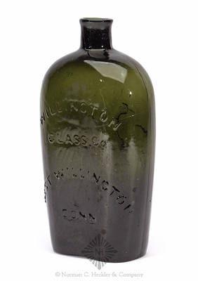 Eagle - "Willington / Glass, Co" Historical Flask, GII-61