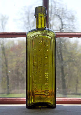 "Dr. A.S. Hopkins / Union Stomach Bitters / Hartford Conn" Bitters Bottle, R/H #H-180