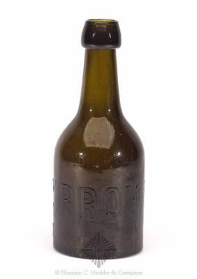 "H.L. & J.W. Brown / Hartford CT." Soda Water Bottle, WB pg. 21