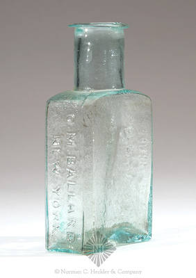 "Permanent Liquid / Hair Dye / O.M. Ballard / New York" Medicine Bottle, Similar to AAM pg. 39