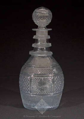 Blown Three Mold Decanter, GIII-5, Type 2 stopper