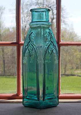 Cathedral Pickle Jar, Similar in form and construction to Z pg. 456, top right