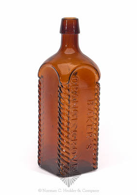 "Baker's / Orange Grove" - "Bitters" Bottle, R/H #B-9