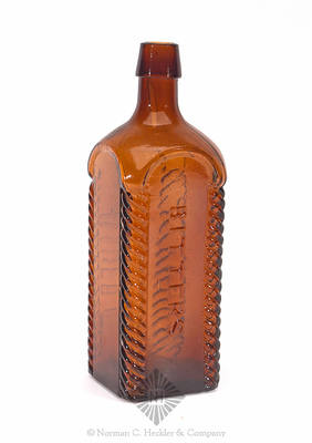 "Baker's / Orange Grove" - "Bitters" Bottle, R/H #B-9