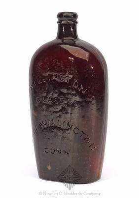 Eagle - "Willington / Glass, Co" Historical Flask, GII-61