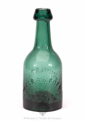 "M.T. Crawford / Hartford CT." - "Brown Stout" Beer Bottle, WB pg. 17 and 18