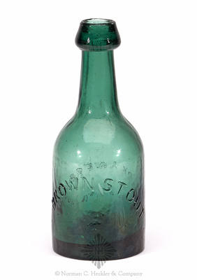 "M.T. Crawford / Hartford CT." - "Brown Stout" Beer Bottle, WB pg. 17 and 18