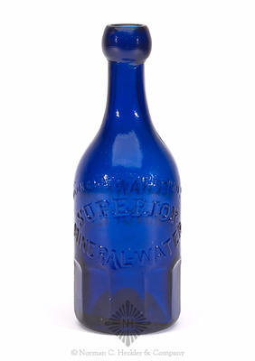 "M.T. Crawford / Springfield." - "Union Glass Works Phila. / Superior / Mineral Water" Bottle, WB pg. 17