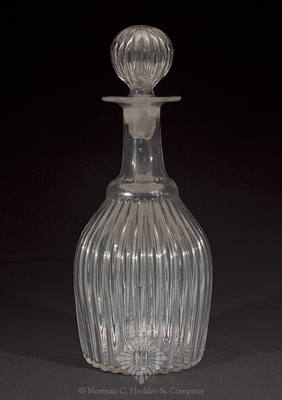 Blown Three Mold Decanter, GI-7 Type 3, Type 10 stopper