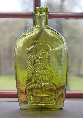 Prospector - Eagle And "Arsenal / Glass Works / Pitts. Pa." Historical Flask, GXI-14