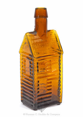 "Holtzermann's" - "Patent / Stomach / Bitters" Figural Bottle, R/H #H-155