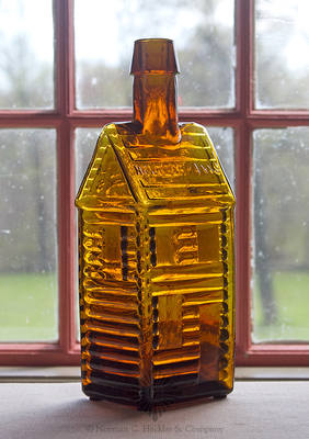 "Holtzermann's" - "Patent / Stomach / Bitters" Figural Bottle, R/H #H-155