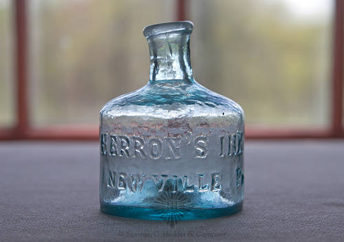 "Herron's Ink / Newville Pa" Master Ink Bottle, Similar in form and construction to C #194