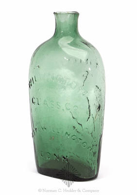 Eagle - "Willington / Glass, Co" Historical Flask, GII-62