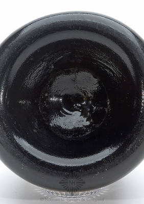 "Samuel / Smith / 1731" Sealed Black Glass Wine Bottle, Form similar to AG plate 20, seal similar to ASB pg. 695