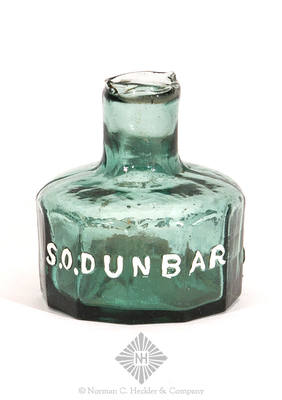 "S.O. Dunbar Taunton Mass" Ink Bottle, Similar to C #520