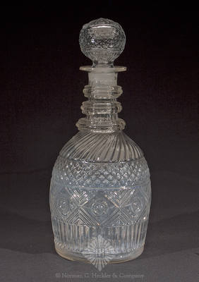 Blown Three Mold Decanter, GIII-31, Type 2 stopper