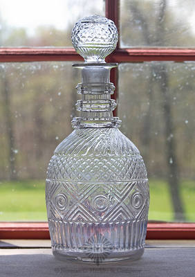 Blown Three Mold Decanter, GIII-31, Type 2 stopper