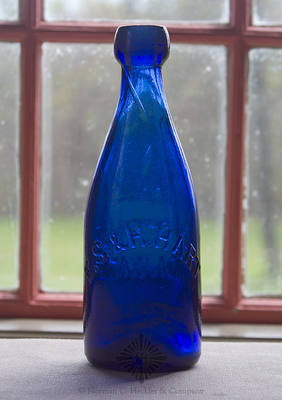 "E.S. & H. Hart" - "Superior / Soda Water / Union Glass Works" Soda Water Bottle, WB pg. 41