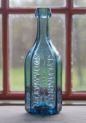 "J.W. Harris' / Soda Water / New Haven / Conn." Soda Water Bottle, WB pg. 9