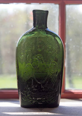 Eagle - "Willington / Glass / Co" Historical Flask, GII-63a