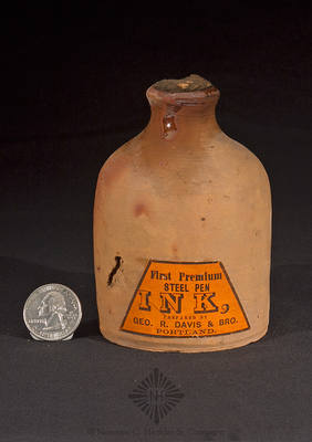 Early Pottery Master Ink Bottle, Similar to C #191