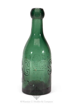 "Geo Simons / Hartford. CT." Soda Water Bottle, WB pg. 15 and 16