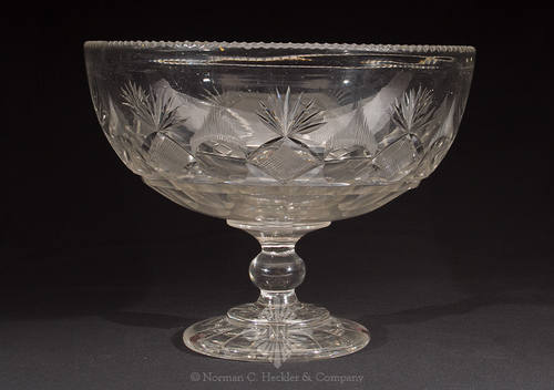 Cut Glass Compote, Similar in form and construction to PG plate 94